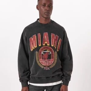 Miami Heat Black Sweater A&F